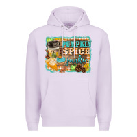 Lilac pumpkin spice junkie Premium Hoodie - BarkalooDesign