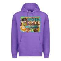Purple pumpkin spice junkie Premium Hoodie - BarkalooDesign