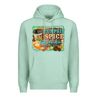 Seafoam pumpkin spice junkie Premium Hoodie - BarkalooDesign