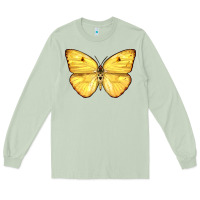 Matcha Cloudless Sulphur Butterfly Long Sleeve Tee - LillyAllenDesigns