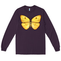Plum Cloudless Sulphur Butterfly Long Sleeve Tee - LillyAllenDesigns
