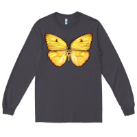 Smoke Cloudless Sulphur Butterfly Long Sleeve Tee - LillyAllenDesigns