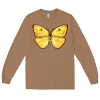 Toasted Coconut Cloudless Sulphur Butterfly Long Sleeve Tee - LillyAllenDesigns