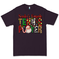 Plum Santa's Favorite Tennis Player For Christmas Premium Tee - FaDigitalArtStudio