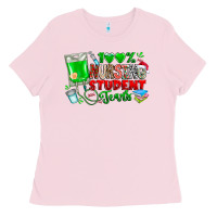 Bubblegum Pink 100 Nursing Student Tears Ladies Tee - CowhideDigitalArt