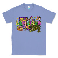 Colony Blue louisiana mardi gras Classic Tee - FaDigitalArtStudio