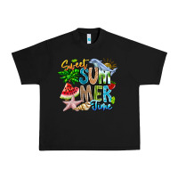 Black summer time Urban Heavy Tee - CowhideDigitalArt