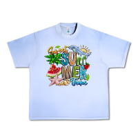 Grape Ice summer time Urban Heavy Tee - CowhideDigitalArt