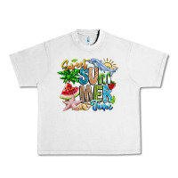 Lunar Rock summer time Urban Heavy Tee - CowhideDigitalArt
