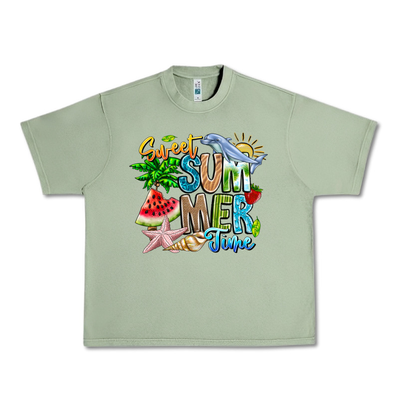 Summer Time Urban Heavy Tee by CowhideDigitalArt | Teevron