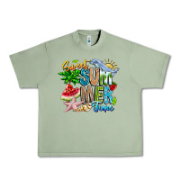 Oil Green summer time Urban Heavy Tee - CowhideDigitalArt