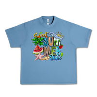 Pebble Blue summer time Urban Heavy Tee - CowhideDigitalArt