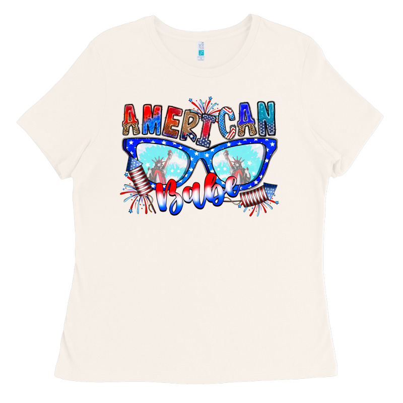 American Babe Ladies Tee by CowhideDigitalArt | Teevron