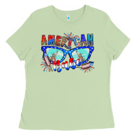 Matcha American babe Ladies Tee - CowhideDigitalArt