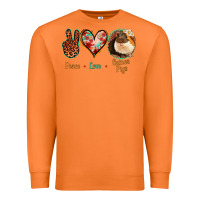 Carrot Peace Love Guinea Pigs Premium Sweatshirt - Jasminsmagicworld