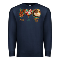 Navy Peace Love Guinea Pigs Premium Sweatshirt - Jasminsmagicworld