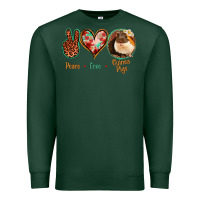 Sports Green Peace Love Guinea Pigs Premium Sweatshirt - Jasminsmagicworld
