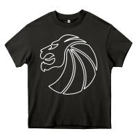 Asphalt outline seven lions Heavy Core Tee - artisFamous