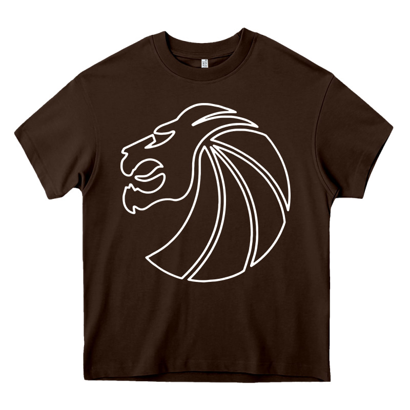 Outline Seven Lions Heavy Core Tee by artisFamous | Teevron