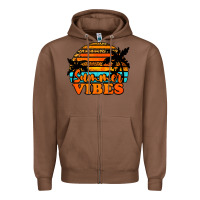Chestnut Summer Vibes Zipper Hoodie - Jasminsmagicworld