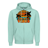 Seafoam Summer Vibes Zipper Hoodie - Jasminsmagicworld