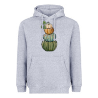 Heather Grey pumpkins Heavyweight Hoodie - RanaPortraitStore