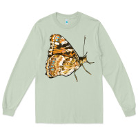 Matcha Painted Lady Butterfly Long Sleeve Tee - LillyAllenDesigns