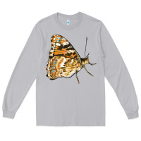 Moon Dust Painted Lady Butterfly Long Sleeve Tee - LillyAllenDesigns