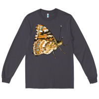 Smoke Painted Lady Butterfly Long Sleeve Tee - LillyAllenDesigns