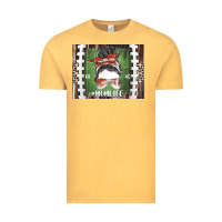 Vintage Mustard American Football Mom life Vintage Tee - CowhideDigitalArt