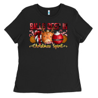 Black balls deep in christmas spirit Ladies Tee - CowhideDigitalArt