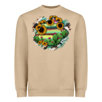 Mushroom Aguascalientes State Of Mexico Map Heavyweight Sweatshirt - RanaPortraitStore