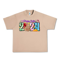 Burro Happy Easter 2024 Urban Heavy Tee - CowhideDigitalArt