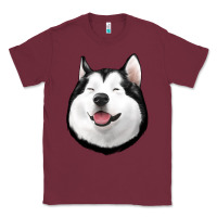 Burgundy Husky Classic Tee - Jasminsmagicworld
