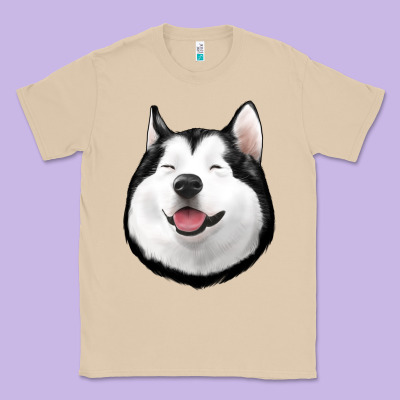 Husky Classic Tee Designed By Jasminsmagicworld