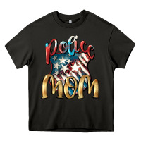 Asphalt Police Mom Heavy Core Tee - FaDigitalArtStudio