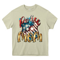 Mossy Police Mom Heavy Core Tee - FaDigitalArtStudio