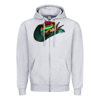 Heather Grey aztec sunflower cowboy hat Zipper Hoodie - Jasminsmagicworld