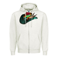 Oatmeal Heather aztec sunflower cowboy hat Zipper Hoodie - Jasminsmagicworld