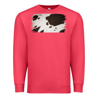 Cardinal Cowhide Black and White Brush Strokes Background Premium Sweatshirt - Jasminsmagicworld