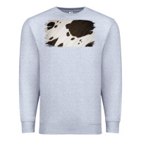 Heather Grey Cowhide Black and White Brush Strokes Background Premium Sweatshirt - Jasminsmagicworld