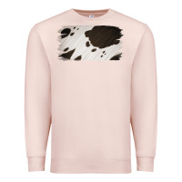 Pale Pink Cowhide Black and White Brush Strokes Background Premium Sweatshirt - Jasminsmagicworld