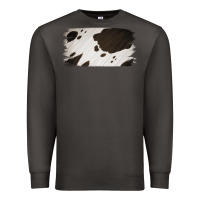 Smoke Cowhide Black and White Brush Strokes Background Premium Sweatshirt - Jasminsmagicworld