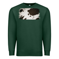 Sports Green Cowhide Black and White Brush Strokes Background Premium Sweatshirt - Jasminsmagicworld
