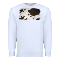 White Cowhide Black and White Brush Strokes Background Premium Sweatshirt - Jasminsmagicworld