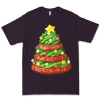 Plum green chocolate christmas cookie cake Premium Tee - FaDigitalArtStudio