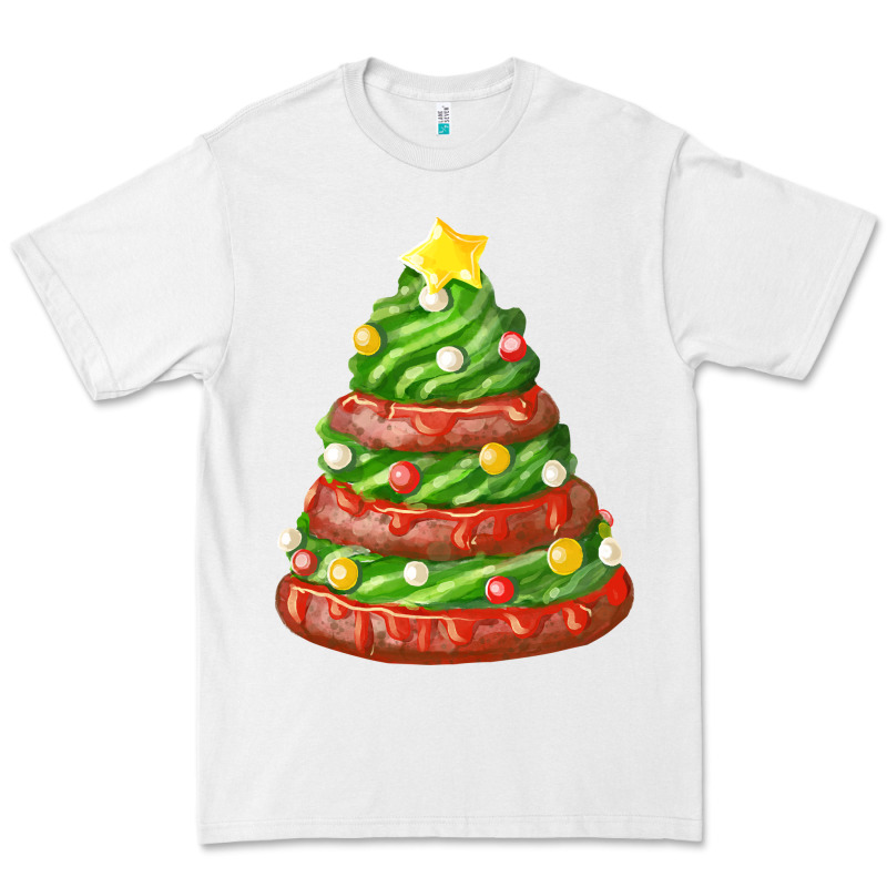 Green Chocolate Christmas Cookie Cake Premium Tee by FaDigitalArtStudio | Teevron