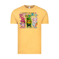Vintage Mustard Happiness All Around Happy Valentines Patrick East Vintage Tee - CowhideDigitalArt