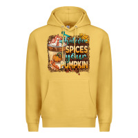 Antique Gold whatever spıces your pumpkin Premium Hoodie - BarkalooDesign