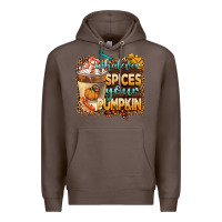 Coffee whatever spıces your pumpkin Premium Hoodie - BarkalooDesign